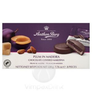 Anthon Berg marcipán tallér Szilva Madeirában 220g