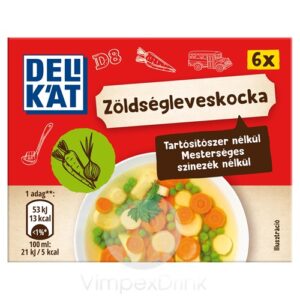 DELIKÁT Zöldségleves kocka 60g