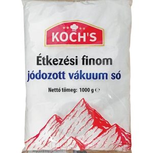 KOCH'S Étkezési finom jód.vákuum só 1kg